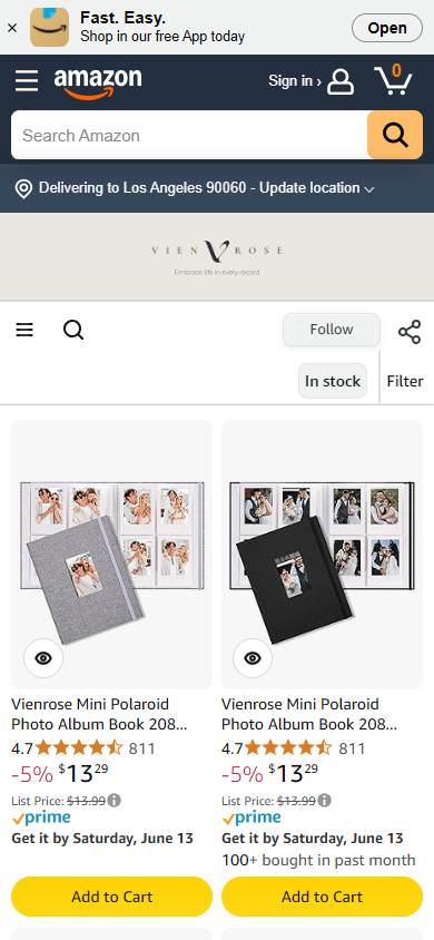 Polaroid mobile